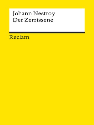 cover image of Der Zerrissene. Posse mit Gesang in drei Akten